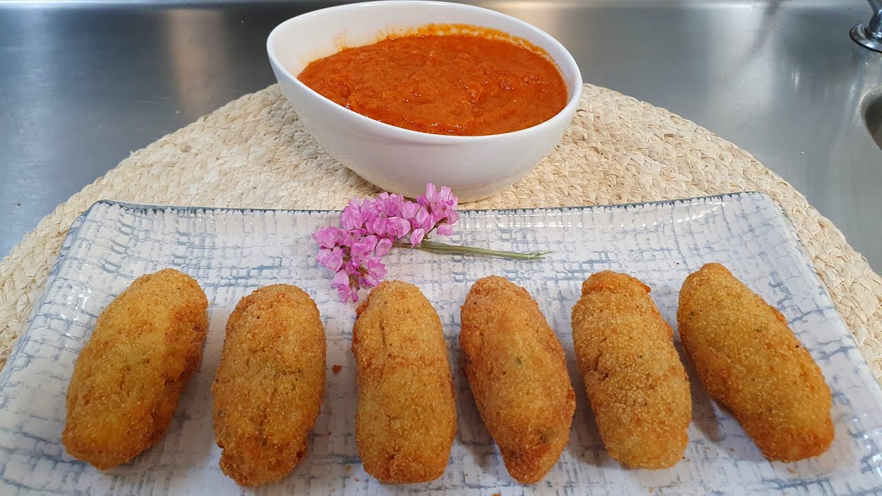 Croquetas caseras de garbanzos y calabacin ¡están increíbles!.Sabor Artesano