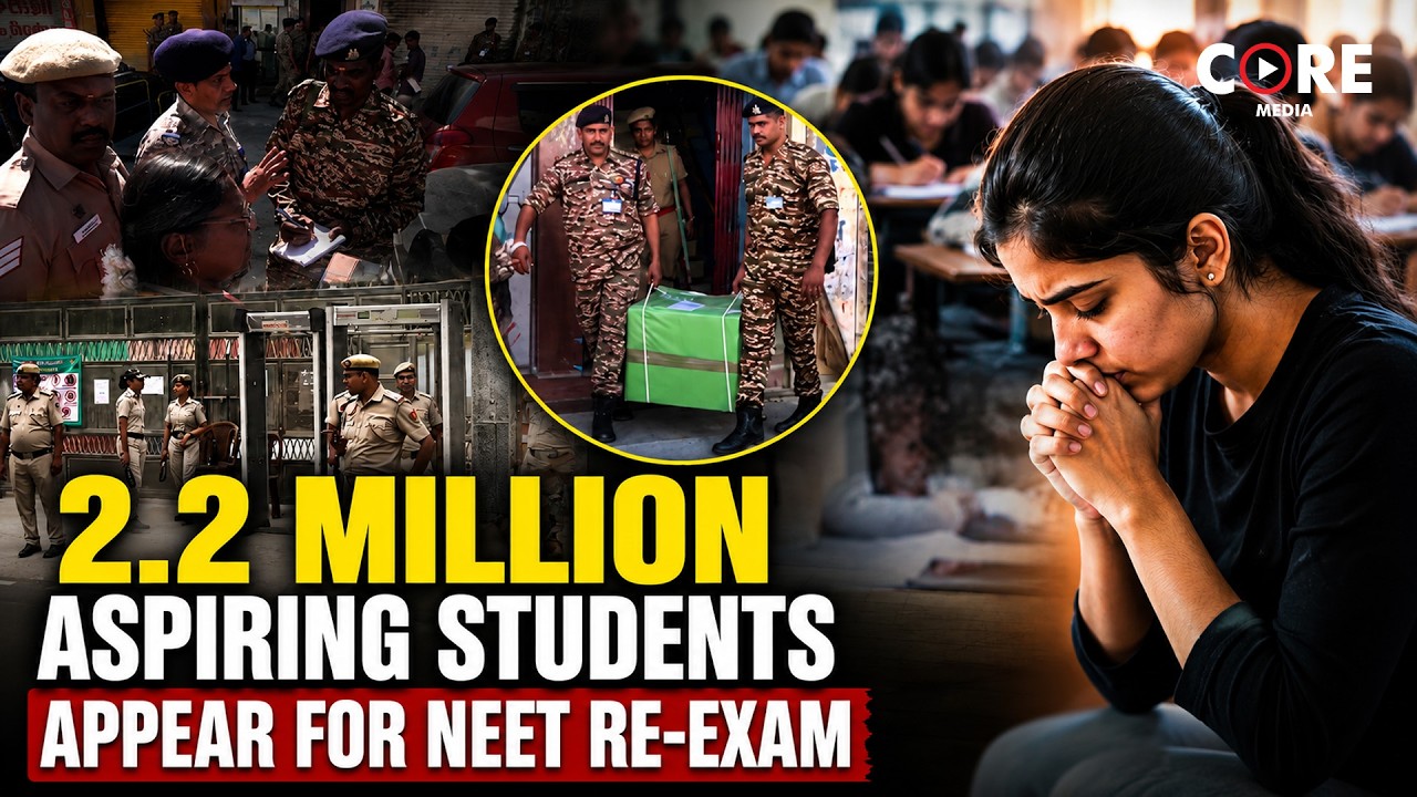 NEET UG Re-Exam 2026 Today: 22 Lakh Students, Massive Security | NTA Conducts High-Stakes Retest