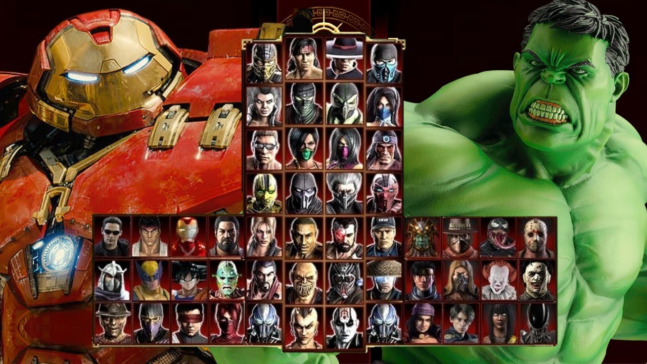 Mortal Kombat 9 - IRON MAN & HULK MARVEL - Expert Tag Ladder - Gameplay @(1080p) - 60ᶠᵖˢ ✔