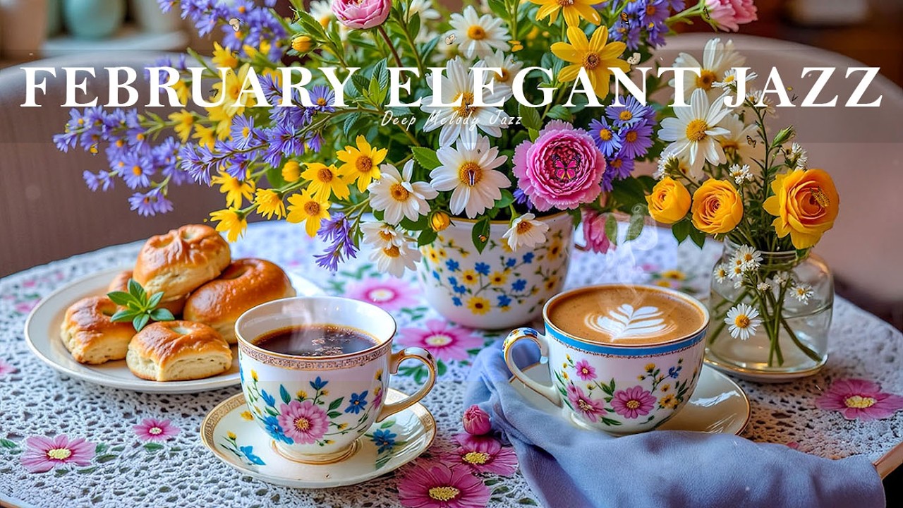 Элегантный февральский кофе-джаз ☕ мягкая инструментальная босса-нова для работы и глубокого фокуса
