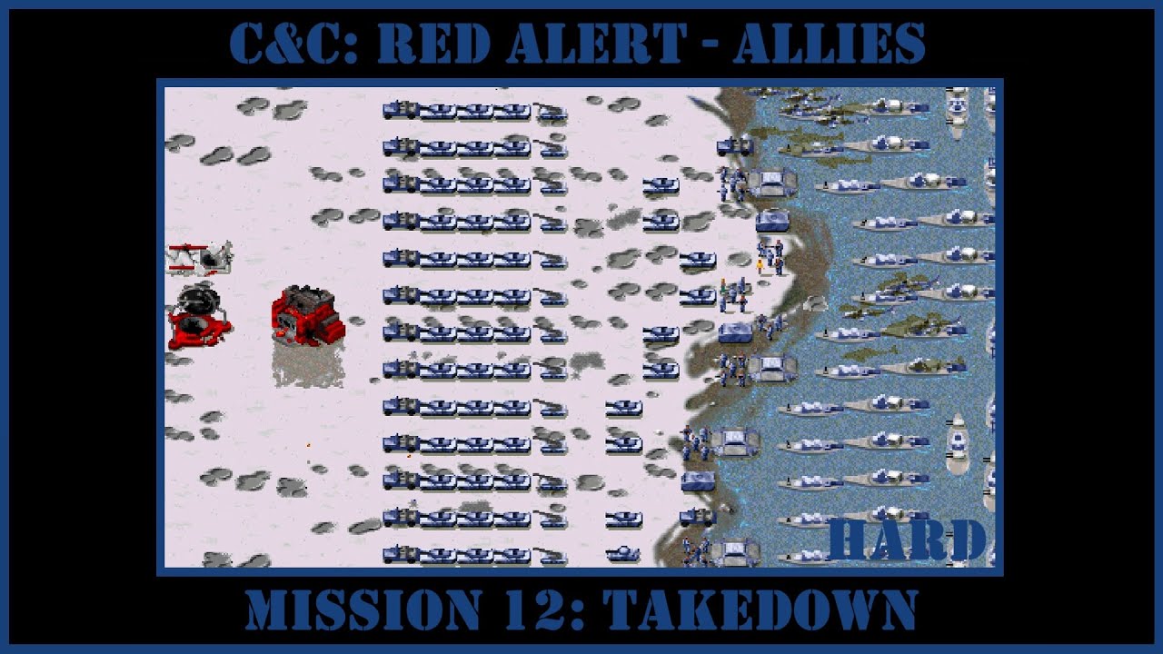 🌍C&C: RED ALERT - Allies - Mission 12: Takedown - HARD🌍