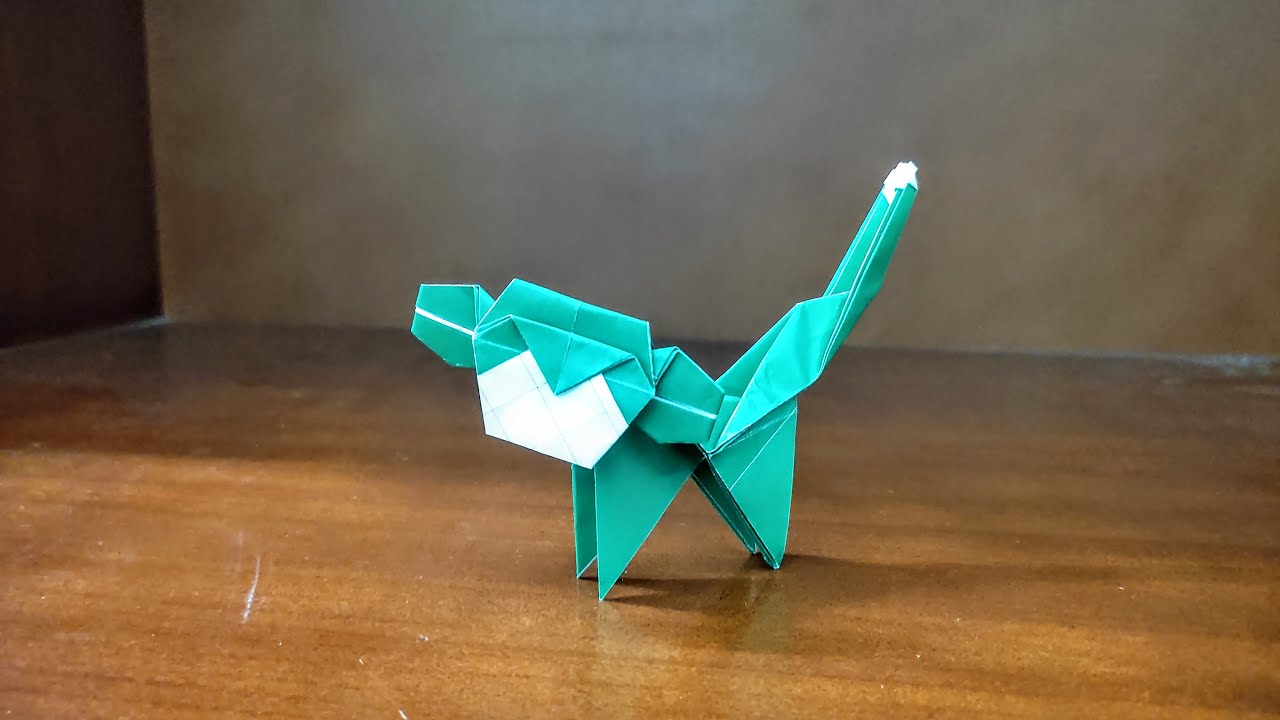Origami Monkey - How To Make An Origami Monkey - Easy Origami