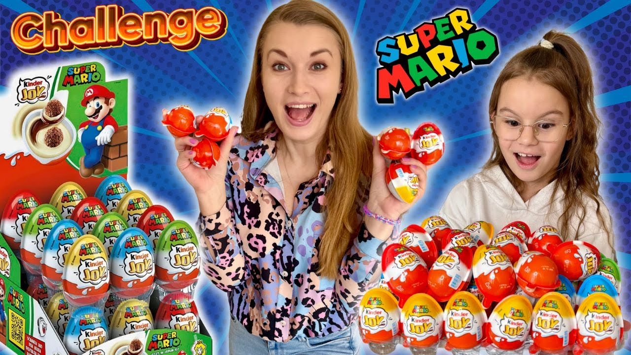 Która z nas trafi na lepsze figurki?💖 Otwieramy KINDER JOY Super Mario🤩 Przegląd nowości w Pepco💖