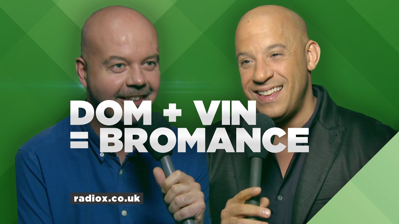 Dom + Vin Diesel = Bromance