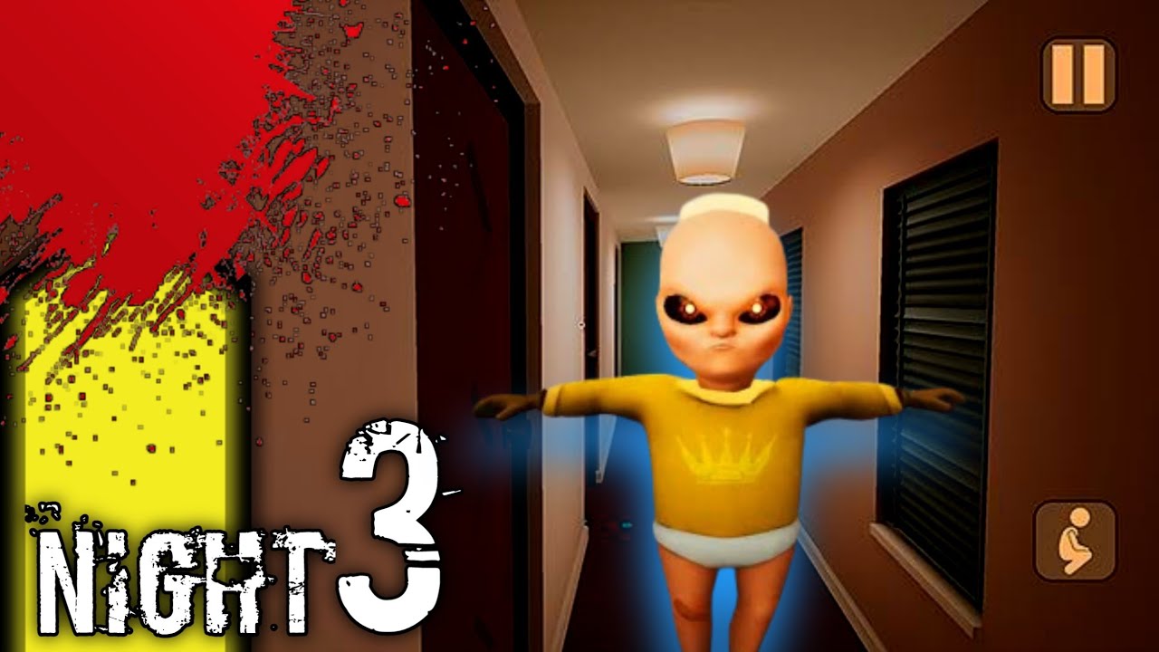 the baby in yellow night 3 | the baby in yellow game | yellow night 3 find something to eat