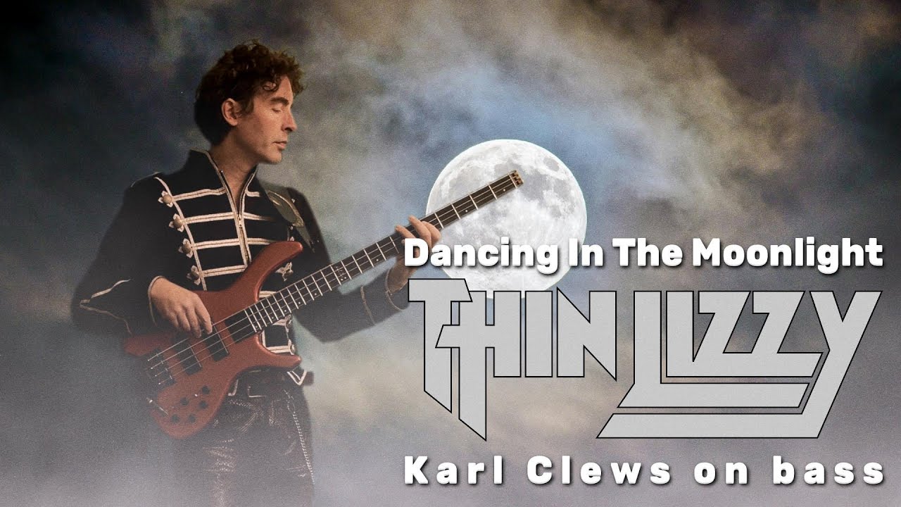 Dancing in the Moonlight by Thin Lizzy (solo bass arrangement) | Karl Clews on bass