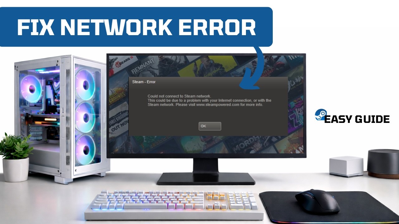 Steam Network Error &ndash; No Internet Connection | Fix Steam Can&rsquo;t Connect (Windows)