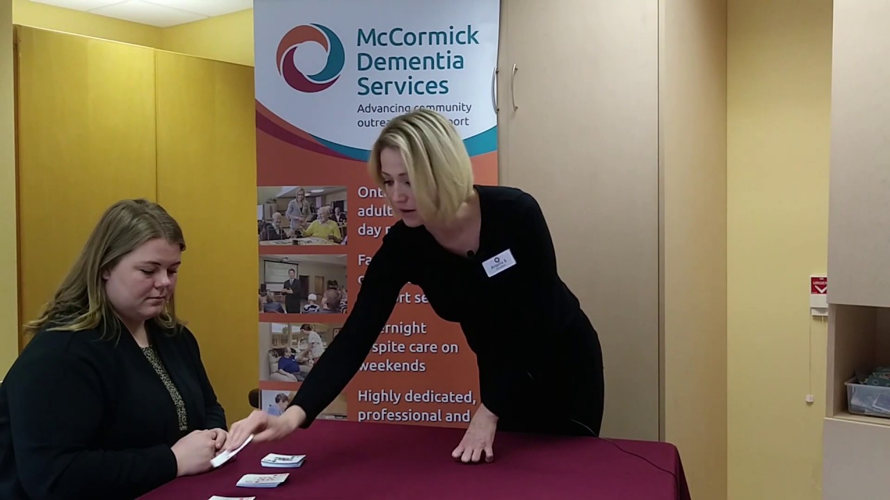 Sorting Playing Cards - Activity for Person with Dementia