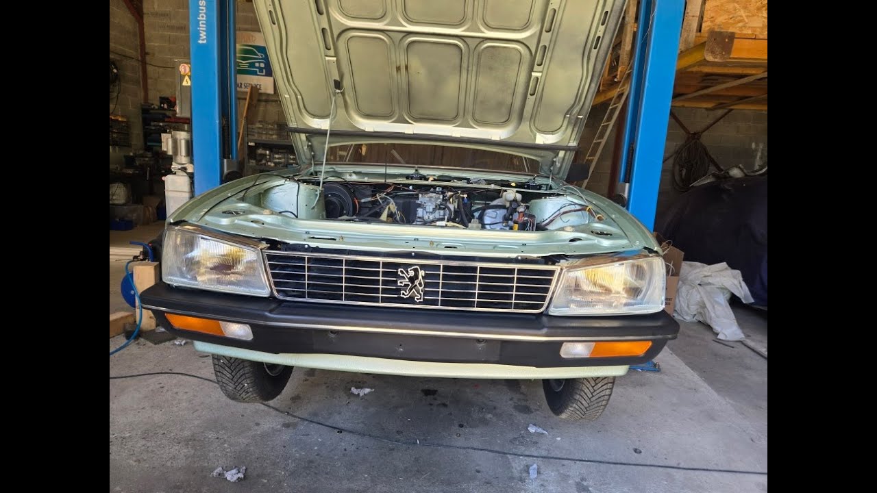 PEUGEOT 505 SR 1983. 11240 реальных километров. Механическая реставрация и установка кондиционера...