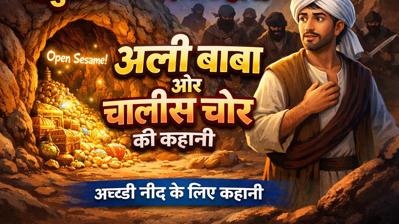 अली बाबा और चालीस चोर | Hindi khani | Hindi story | moral story | अच्छी नींद के लिए मजेदार कहानी
