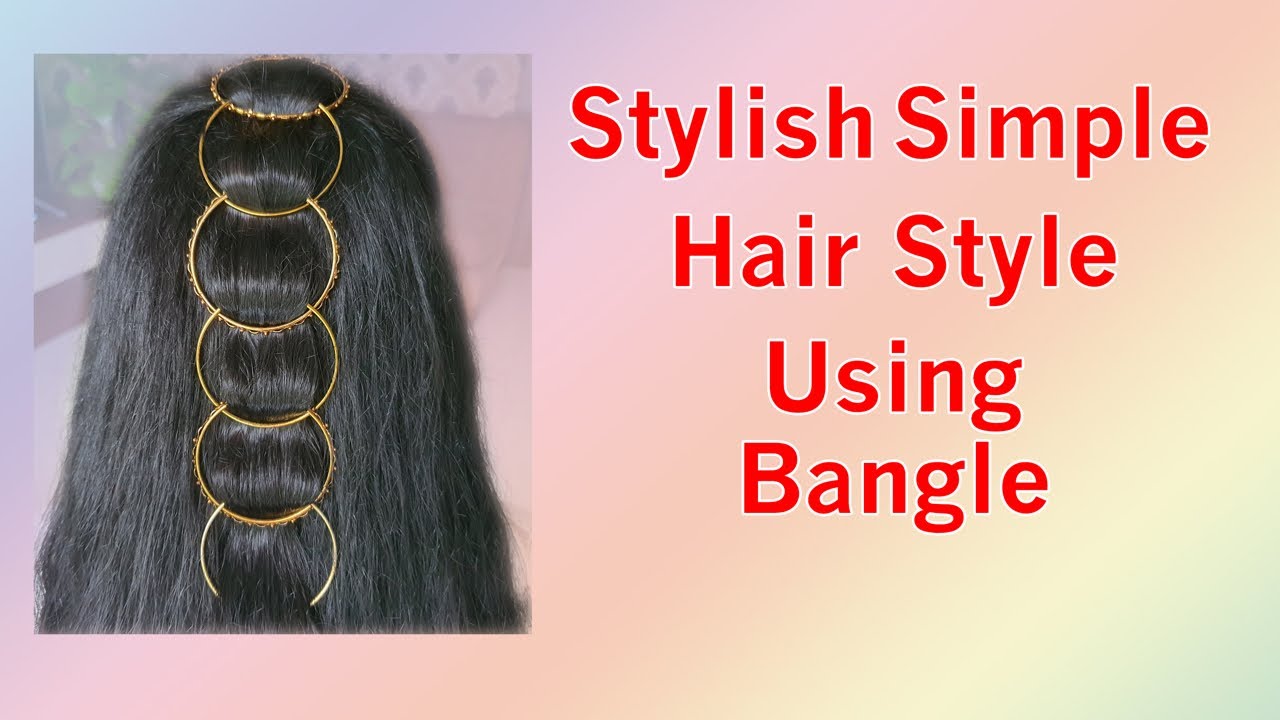 வளையல் ஜடை - How to make Bangle Hair Style