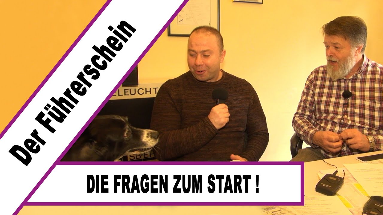 Führerschein - Die Fragen zum Start !
