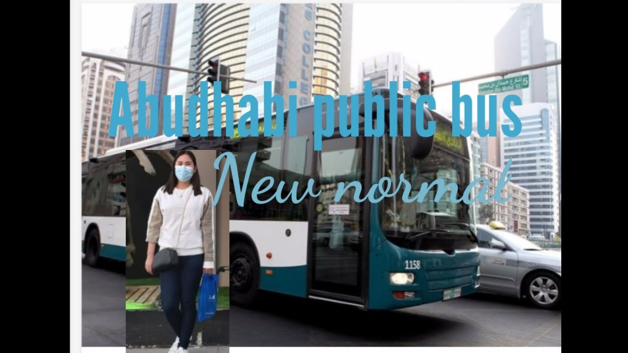 Riding public bus from Abudhabi bus  station to Mussafa dalma mall