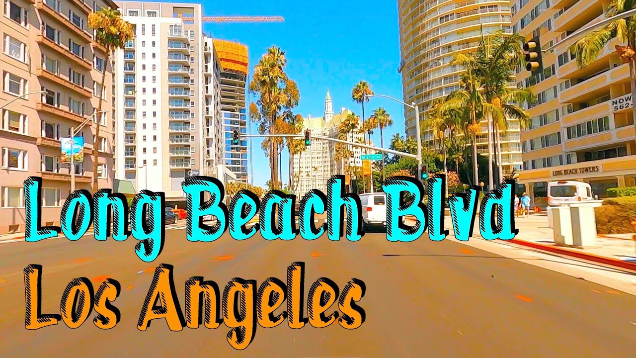 Long Beach Blvd, Huntington Park to Long Beach thru Compton! Los Angeles Local Drive Tour. HD