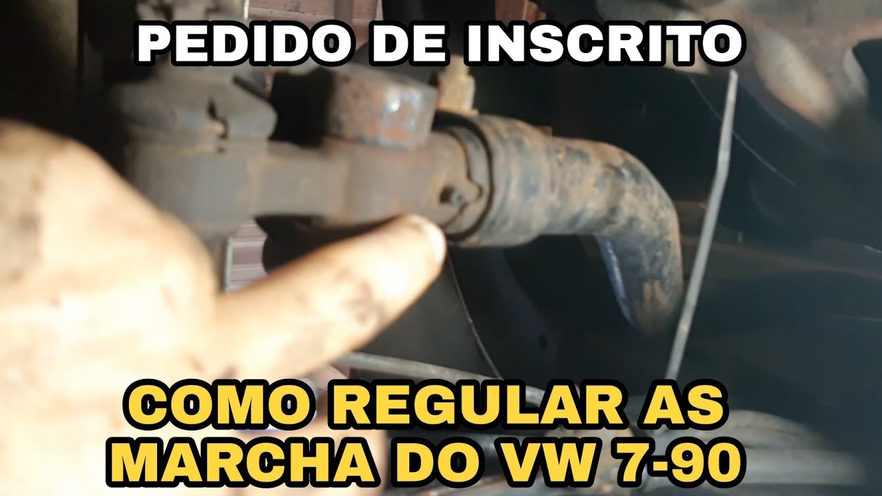 COMO PASSAR E REGULAR A MARCHA DO CAMINHÃO VW 7 90