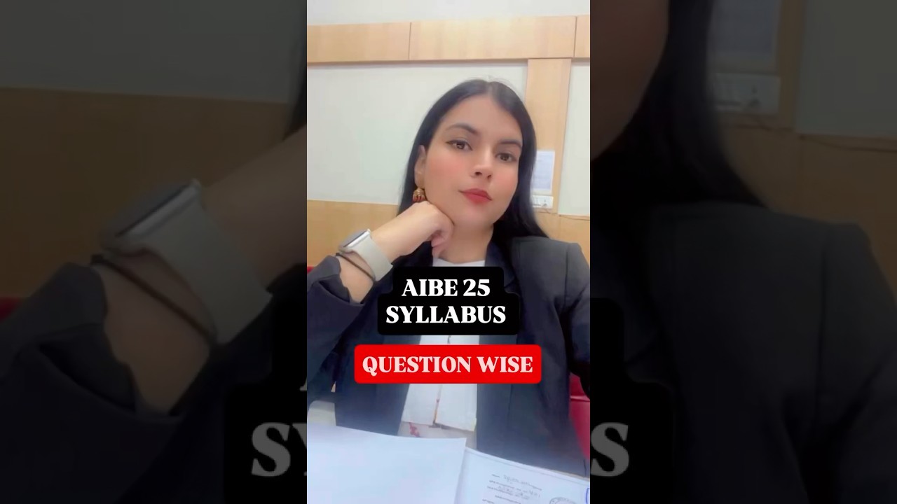 #AIBE2025 new syllabus #lawexam #lawstudent #aibe