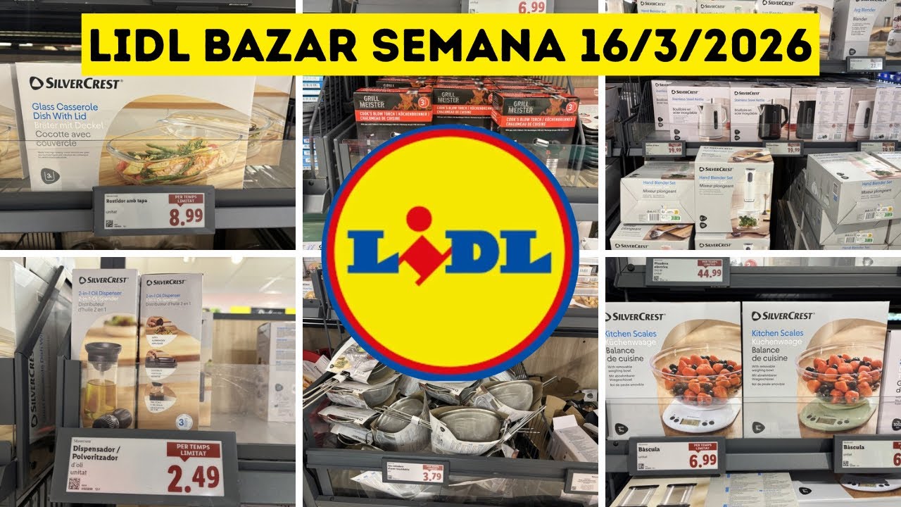 👉 NOVEDADES LIDL BAZAR 😍 Ofertas brutales en hogar y organización y más 