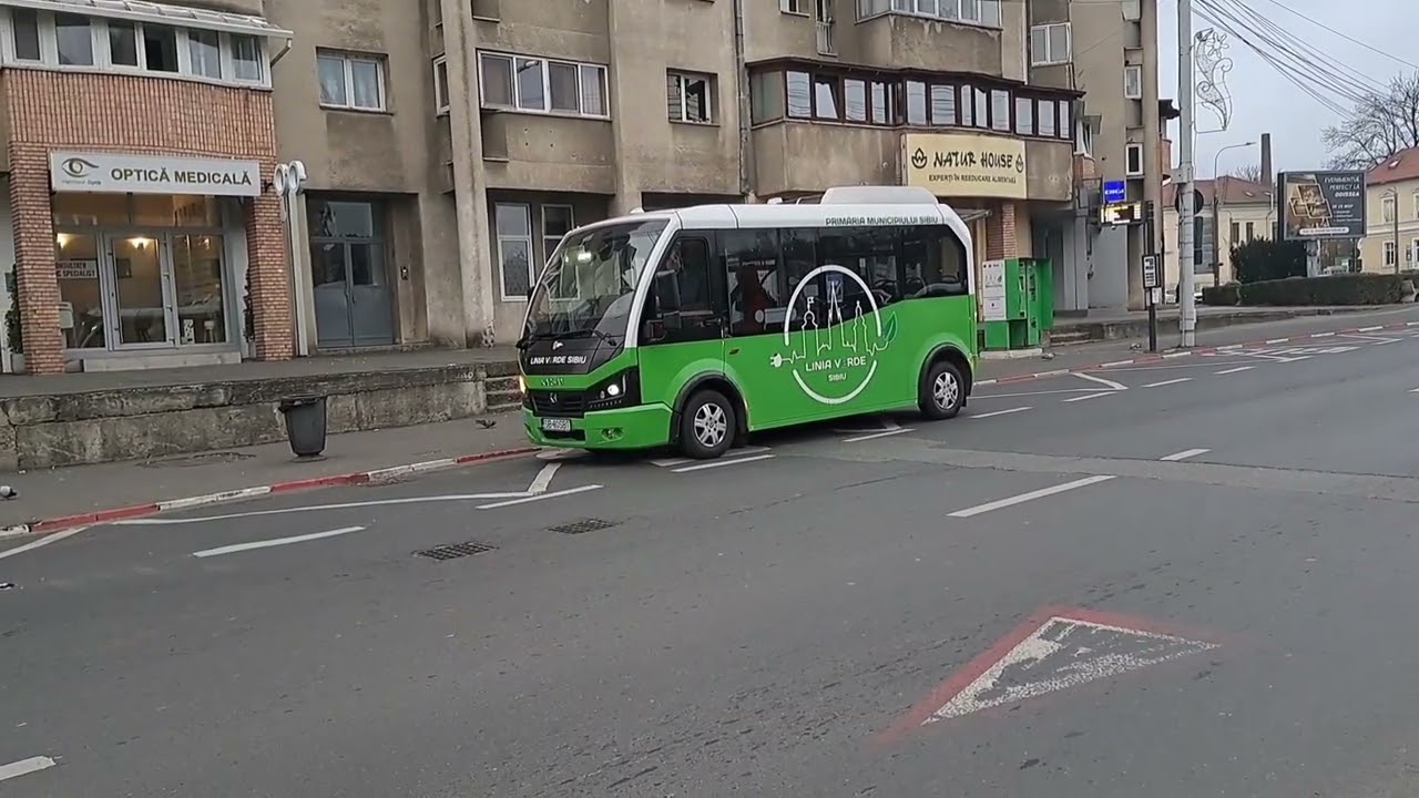 (600 sub special) Transportul public în municipiul Sibiu, RO / Public transport in Sibiu, Romania