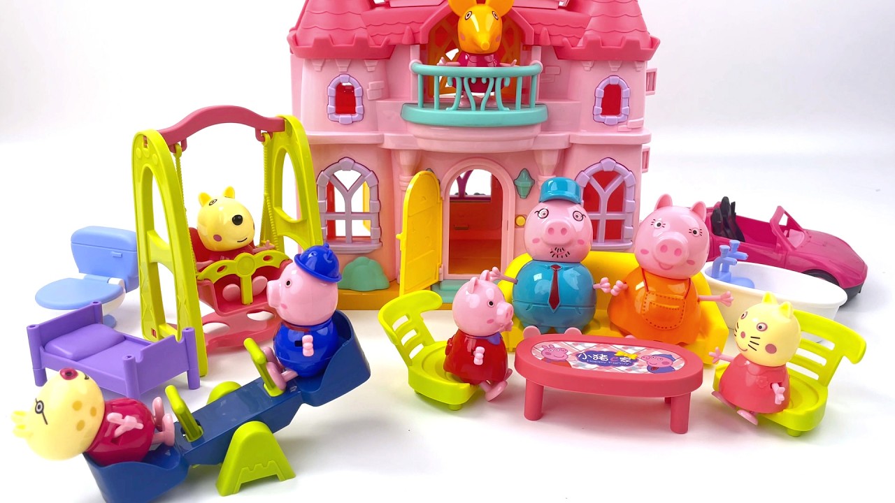 Relaxing ASMR Toy Unboxing & Display | Peppa Pig Deluxe Castle Playset