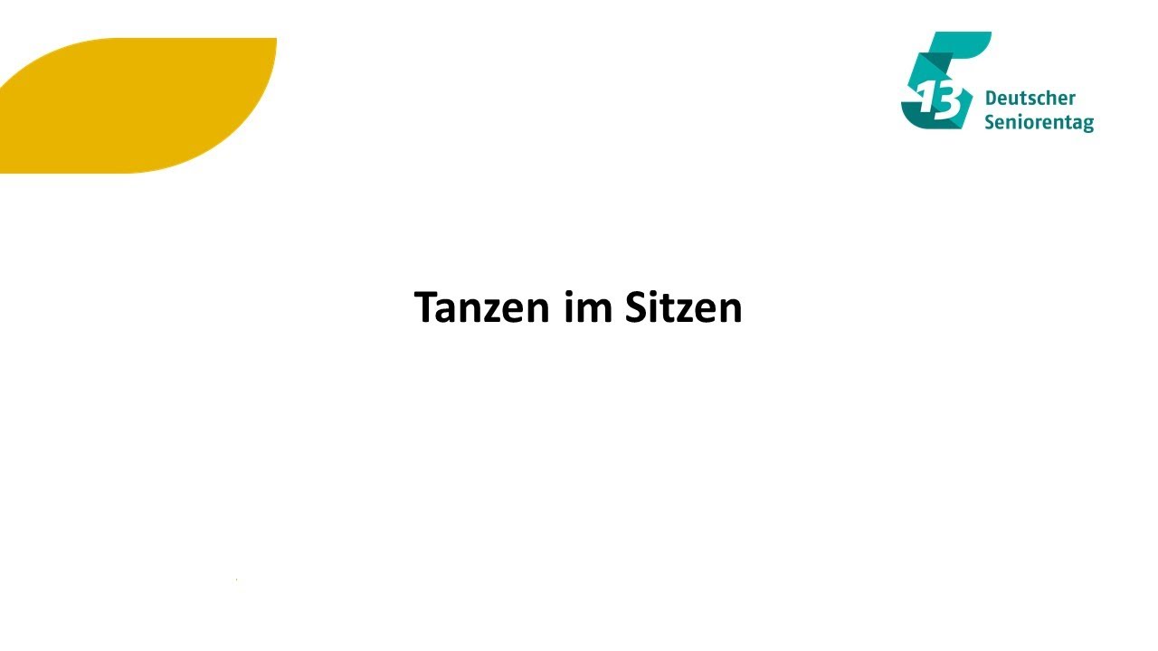Tanzen im Sitzen