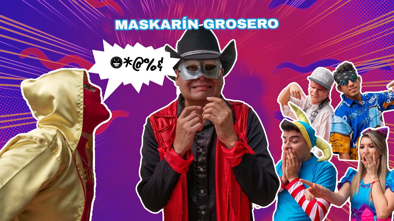 MASKARIN dice GROSERIAS / ¡Se lo lleva la POLICÍA! / Manito y Maskarin