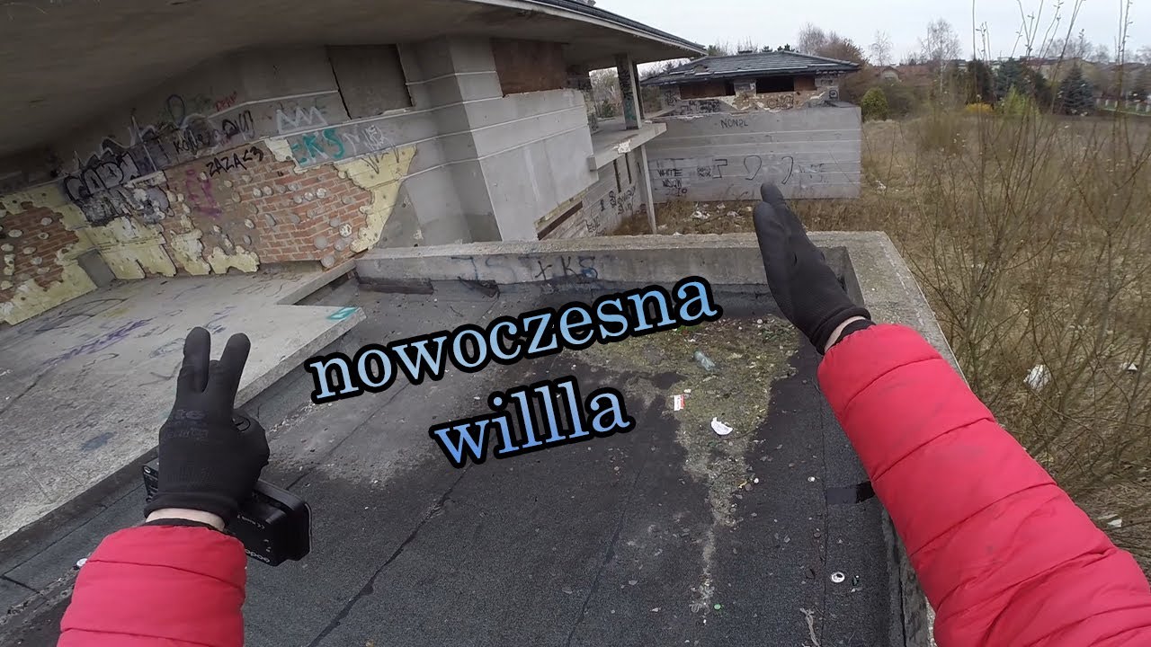 Niedokończona nowoczesna willa urbex POV