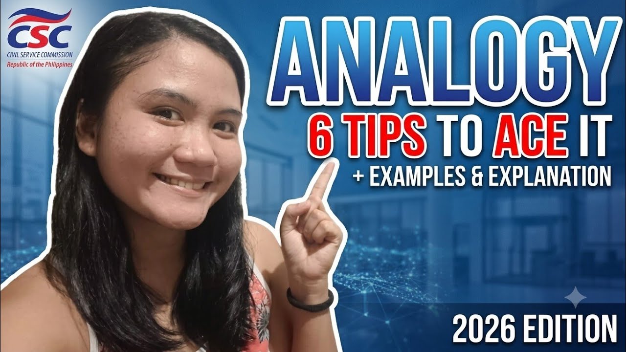 HOW TO PASS ANALOGY QUESTIONS 2025? | CIVIL SERVICE EXAM REVIEWER FOR PROFESSIONAL LEVEL 💯