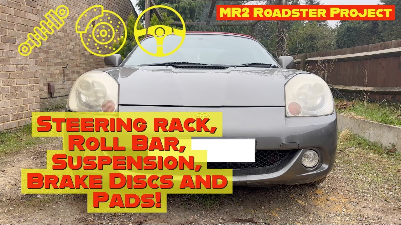 MR2 Build - Fitting a new steering rack, all new suspension, roll bars and brakes! #toyota #mr2