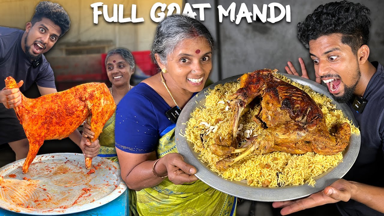 Making FULL GOAT Mandi Biryani🐐|Ramadan Special🕌