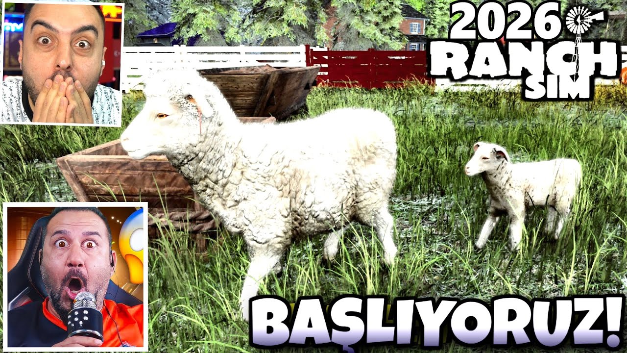 SESEGEL İLE BAŞLIYORUZ 😱 KUZU ALDIK ! İLK GÜN ! RANCH SİMULATOR 2026 ! #1