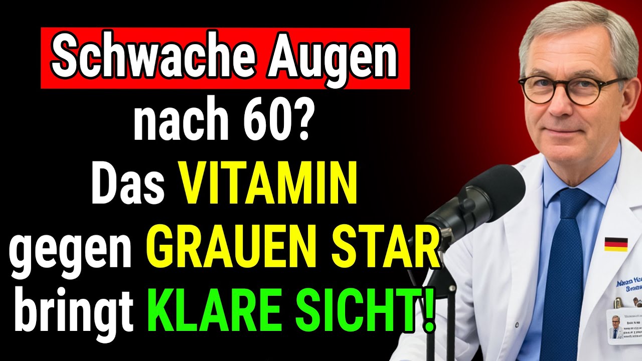 Verschwommene Sicht ab 60? Dieses eine Vitamin macht Ihre Augen wieder klar – schnell und effektiv!