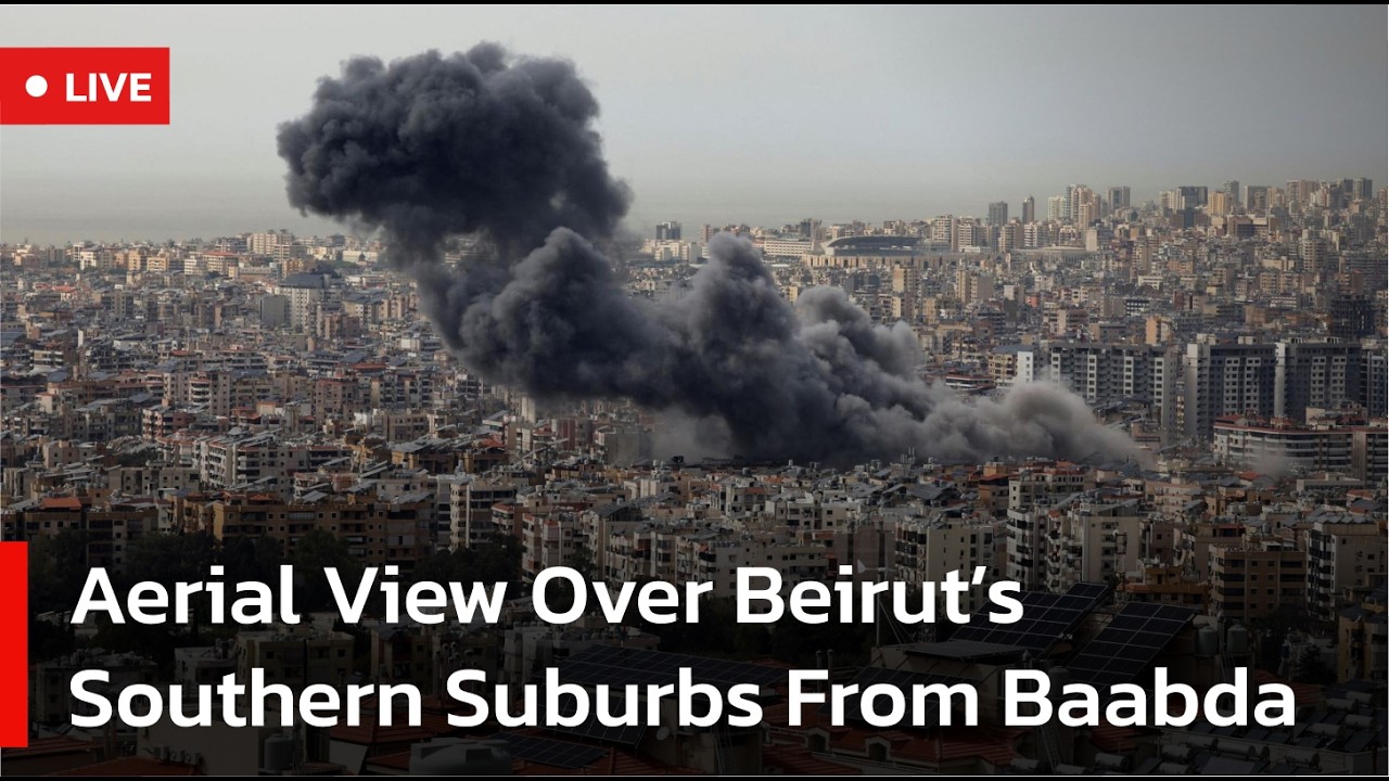 🔴LIVE: Stunning Skyline View of Beirut From Baabda, Lebanon | AC1W