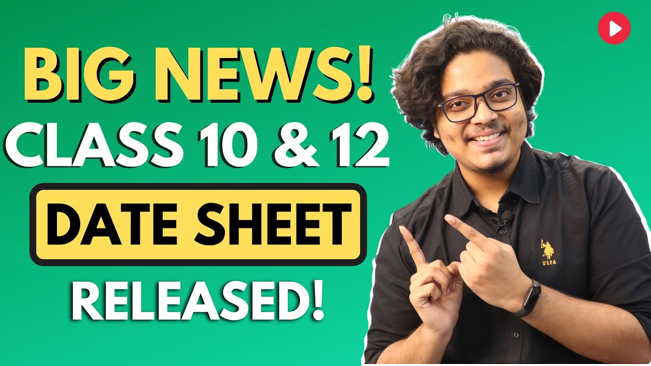 Class 10 Board Exam | DateSheet Released | CBSE class 10 date sheet 2021