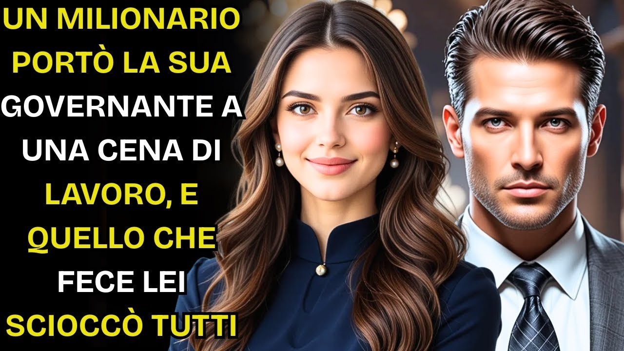 UN MILIONARIO PORTÒ LA SUA GOVERNANTE A UNA CENA DI LAVORO, E QUELLO CHE FECE LEI SCIOCCÒ TUTTI