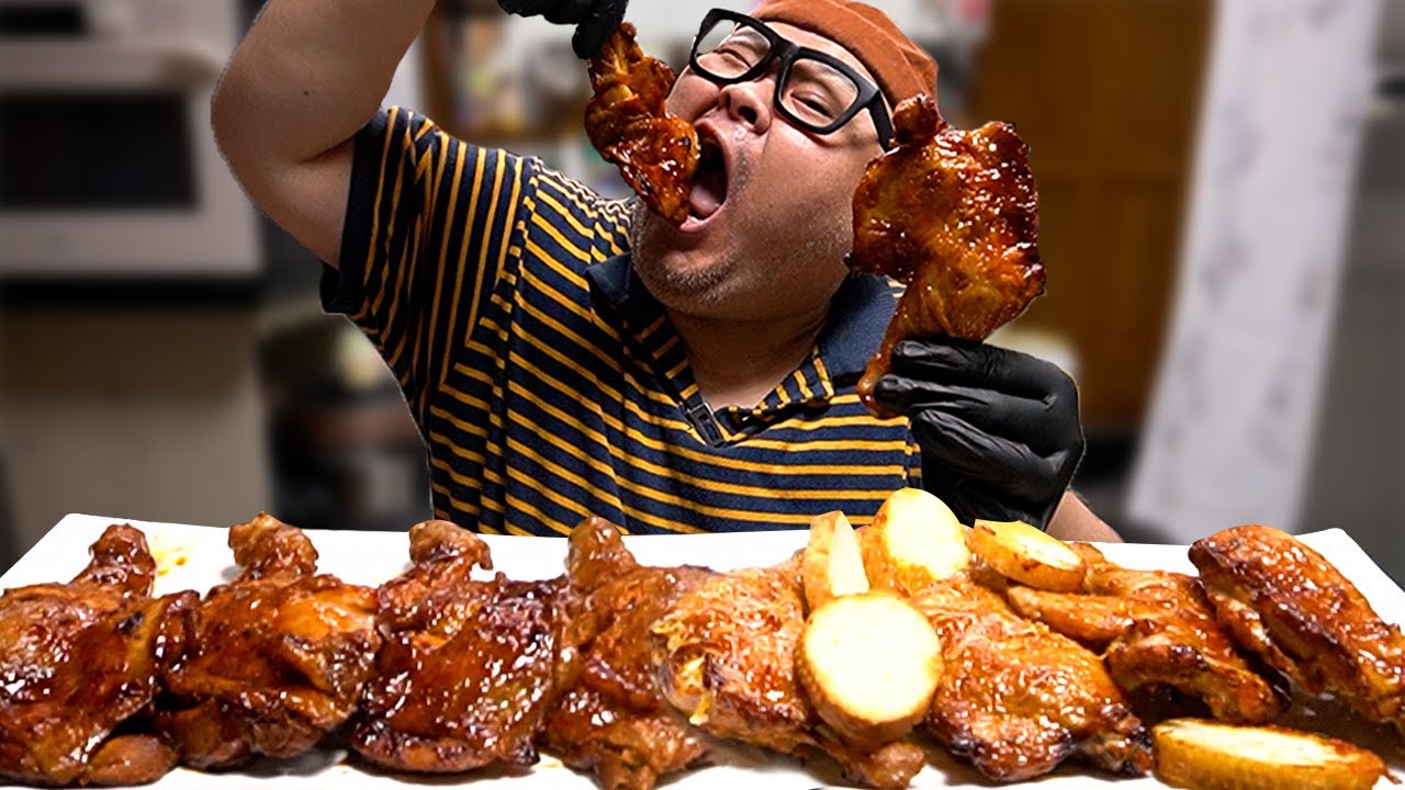 통다리 치킨 최강자를 가리자! 자메이카 통다리 VS 장각구이│Chicken Mukbang Eatingshow