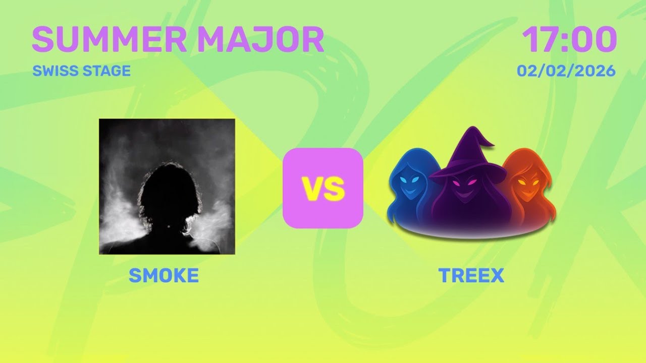 SMOKE vs TREEX | Summer Major Rankings I 2026 | Swiss Stage