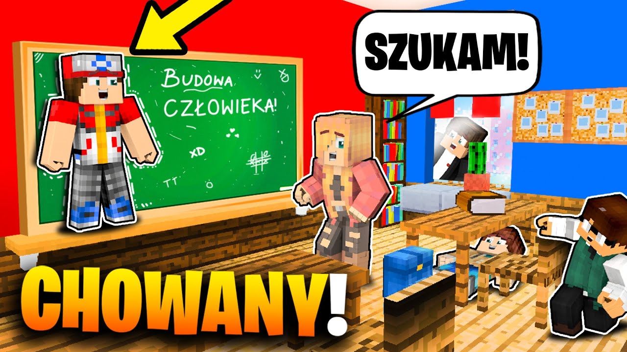 EKSTREMALNY CHOWANY w SZKOLE w Minecraft! | CHOWANY EKSTRA SZKOŁA