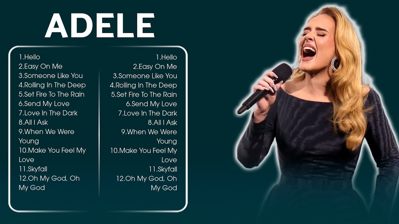 ADELE Greatest Hits ~ Playlist 2024 ~ Best Songs Collection 2024 ~ Greatest Hits Songs
