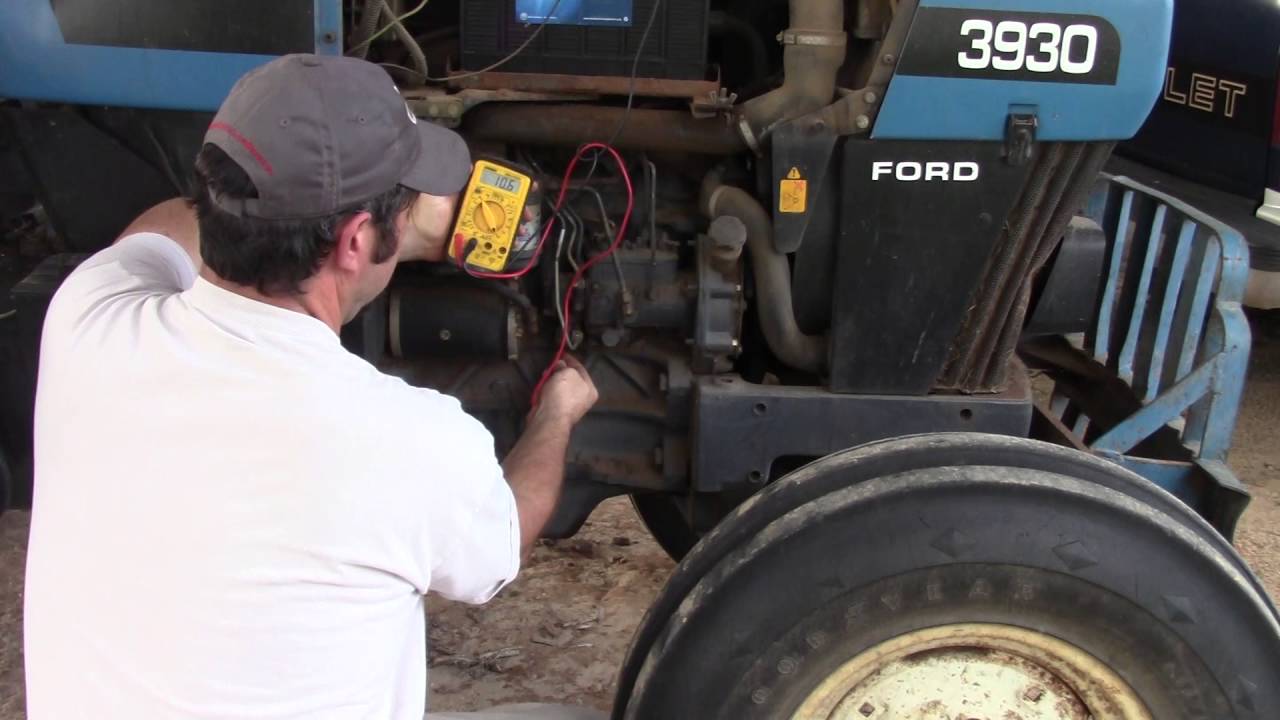 Электрическая система отключения подачи топлива для трактора Ford New Holland