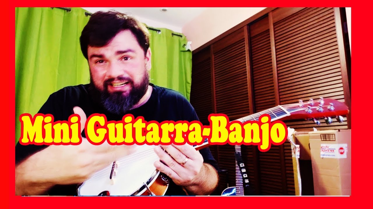 GUITARRA BANJO - 6 cuerdas Mini 🎵🎸✅ 🔥 🔥 🔥