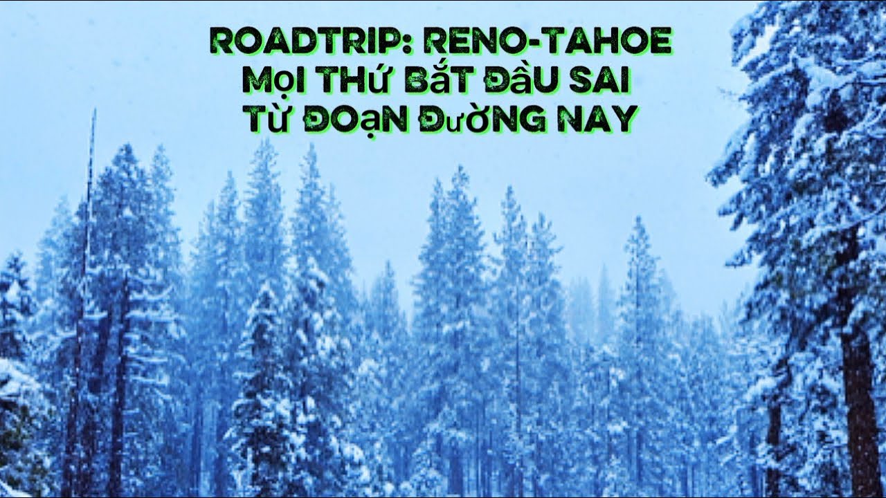 Road-trip Reno-Tahoe: Mọi Thứ Bắt Đầu Sai Từ Đoạn Đường Này 