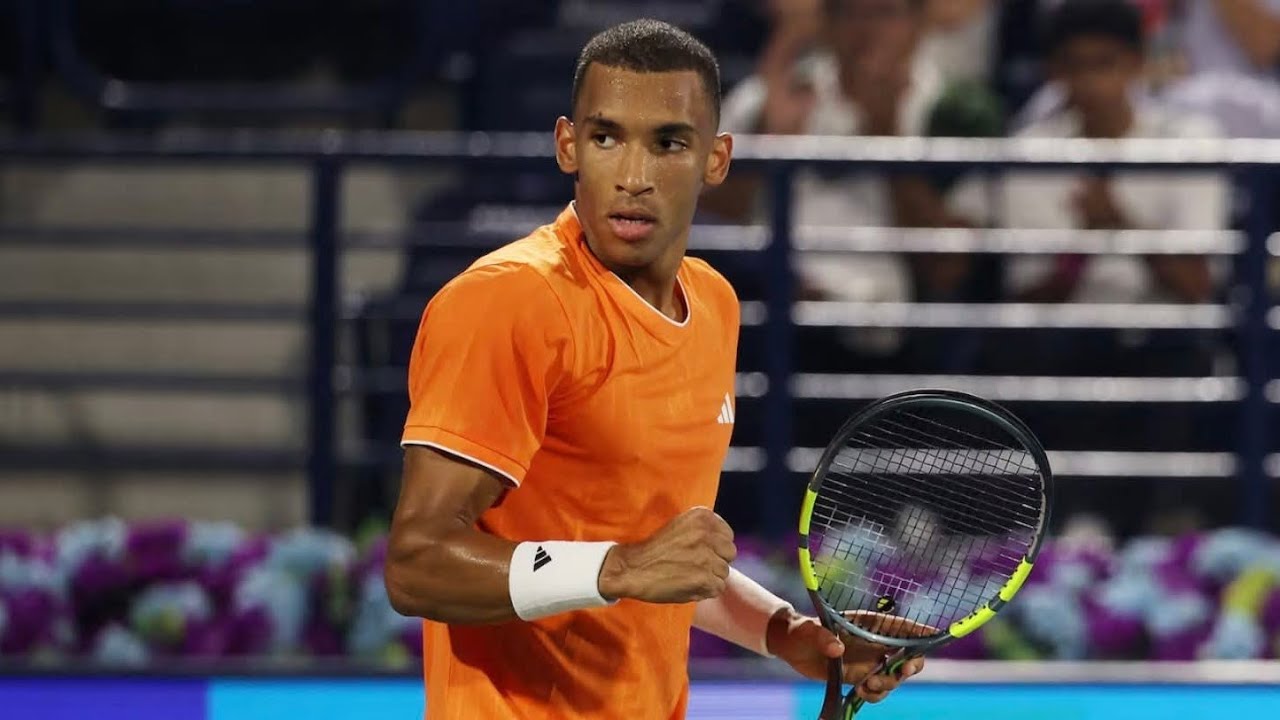 Félix Auger-Aliassime vence Mpetshi Perricard e avança as quartas de final do ATP 500 de Dubai
