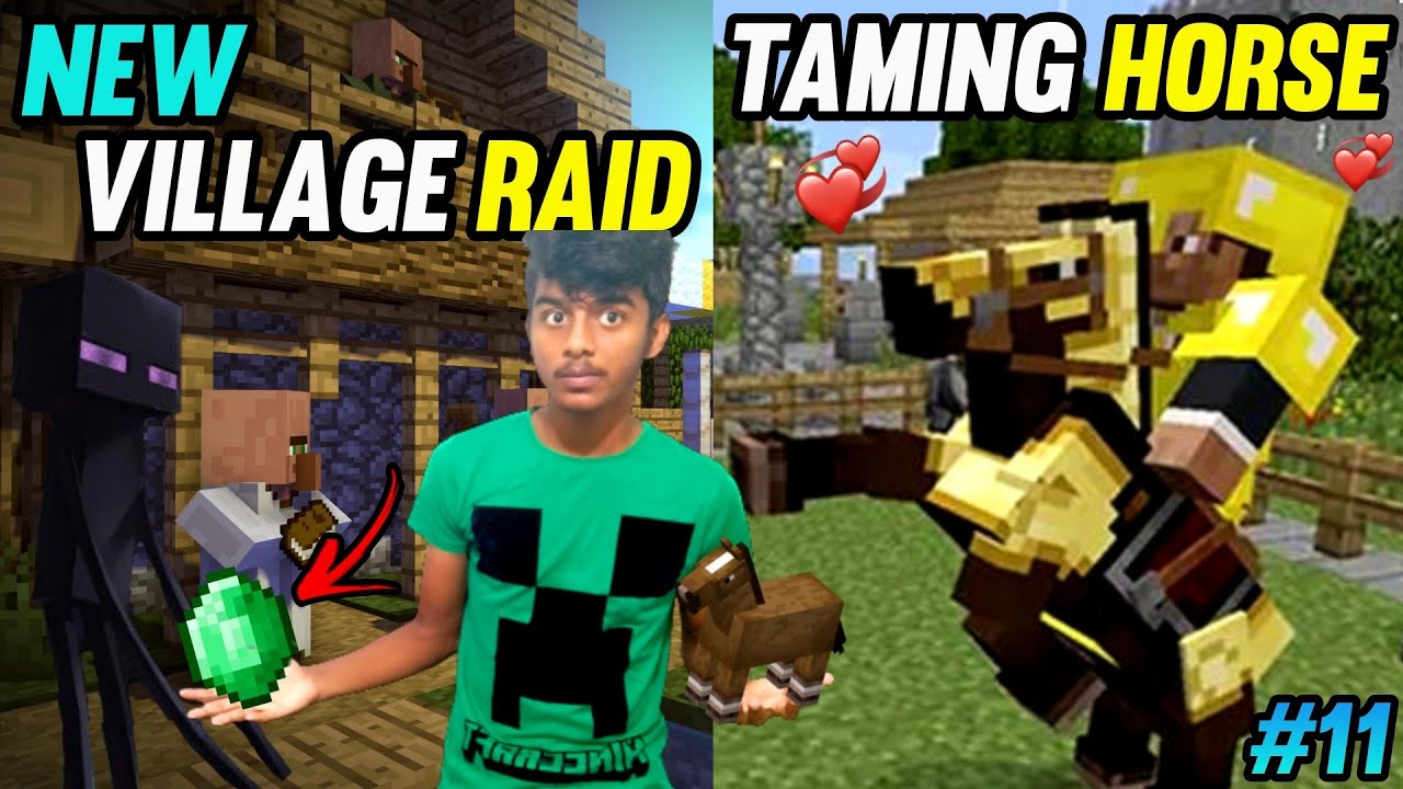 TAMING HORSE AND FOUND NEW VILLAGE | MINECRAFT TAMIL GAMING | Minecraft Tamil Gameplay | #11