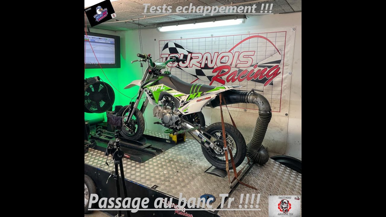 MMX DRIFT 160 4S passage au banc Tournois racing pour test des lignes Scalvini/Doma/origine 😈