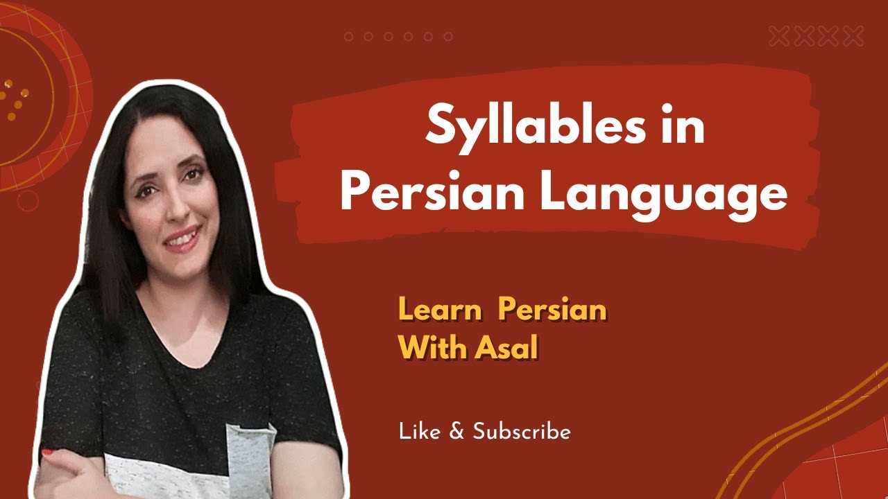 Learn Basic Persian Grammar : Syllables | Persian for Beginners | Learn Persian a beginner | Farsi