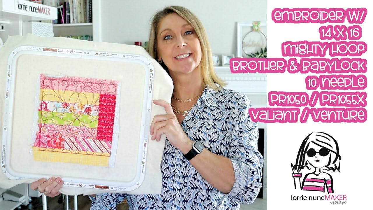 How to Embroider up to 14 x 14 with Brother & Babylock 10 Needle Machines