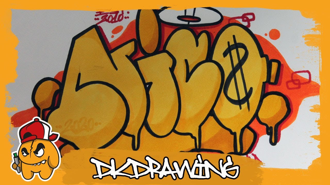 Graffiti Tutorial - How to draw graffiti names - Nico #45