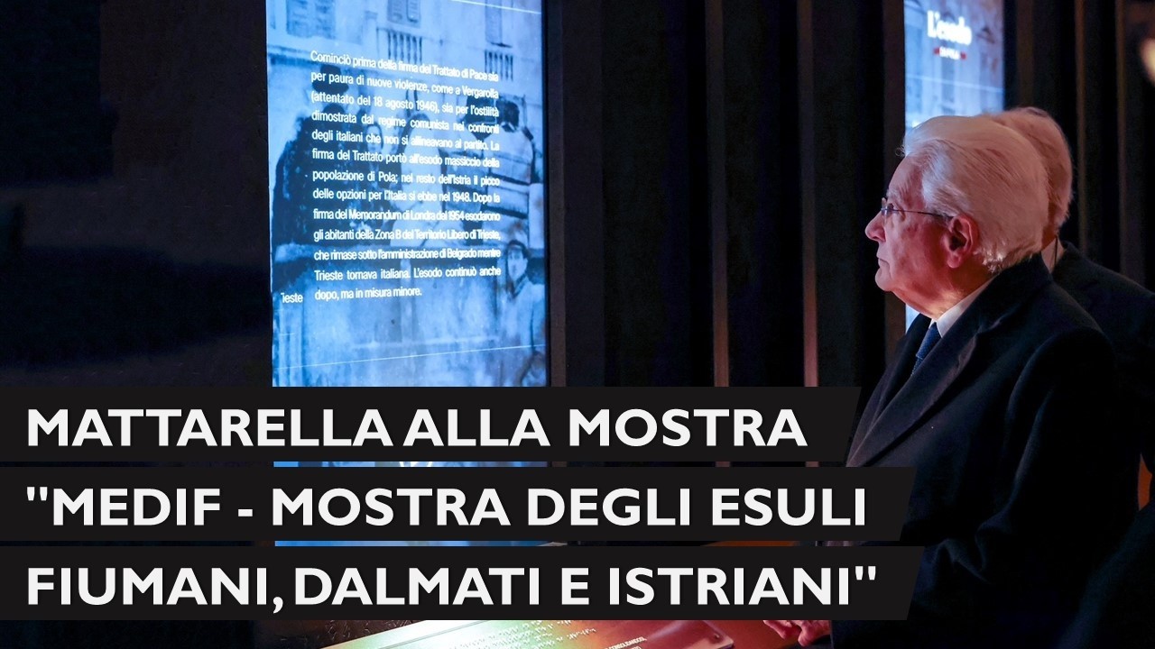 Il Presidente Mattarella visita la mostra 