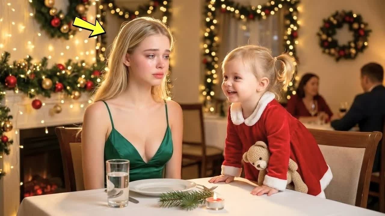 Beim Weihnachts-Blinddate abgewiesen — bis ein kleines Mädchen fragt„Kannst du meine neue Mama sein