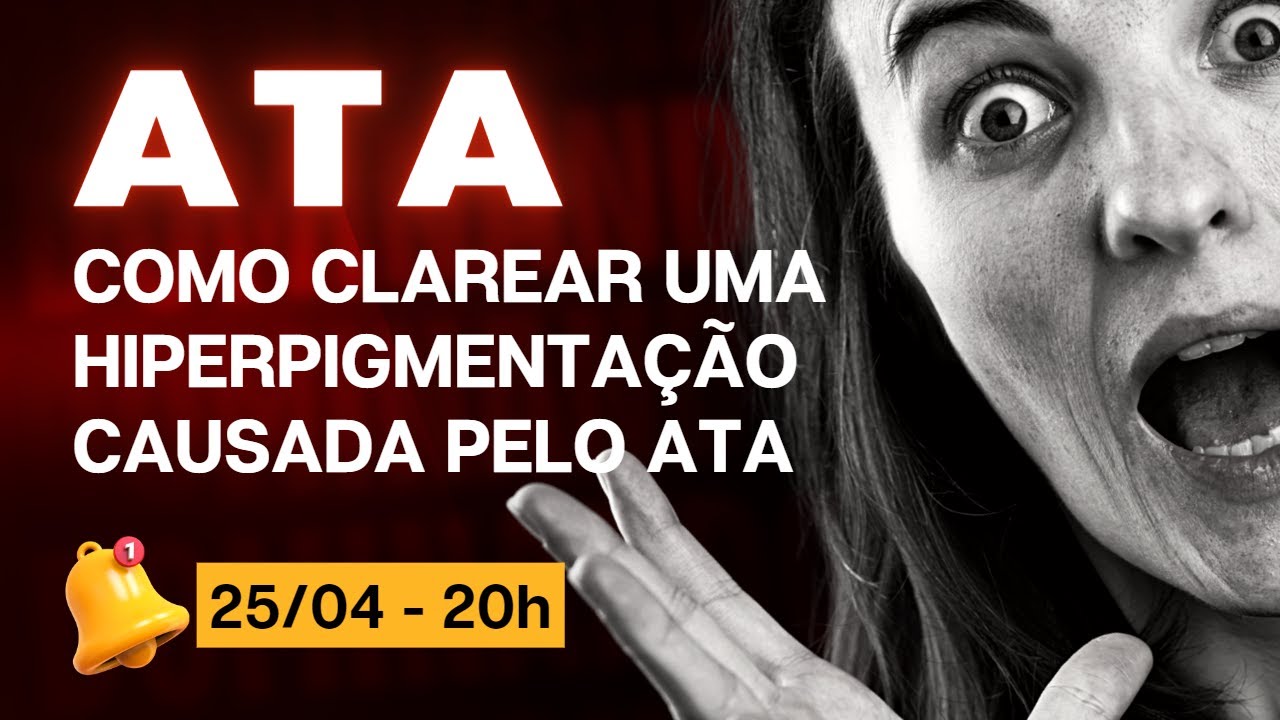 Como clarear uma hiperpigmentação causada pelo ATA